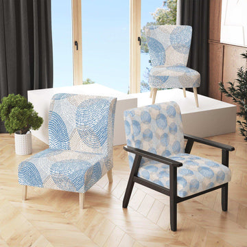 Abstract Retro Design I Mid-Century Accent Chair